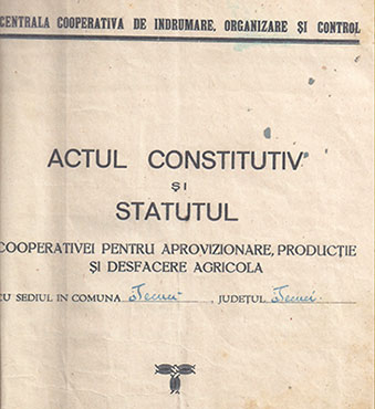 Actul constitutiv și statutul